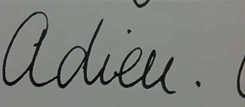 3. "Adieu, Camille"